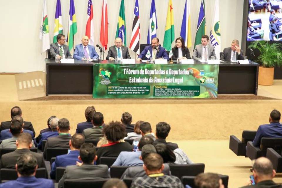 Presidente Laerte Gomes destaca sucesso do 1º Fórum do Parlamento Amazônico em Brasília
