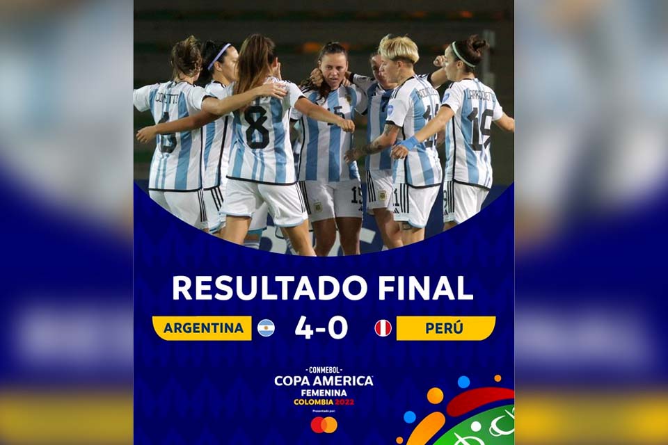 Argentina vence de goleada na Copa América feminina