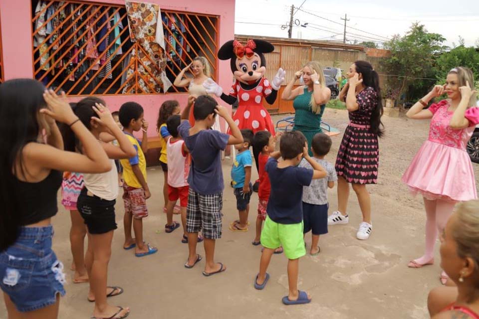 Deputada Ieda Chaves leva momento de alegria para crianças em abrigo de Porto Velho