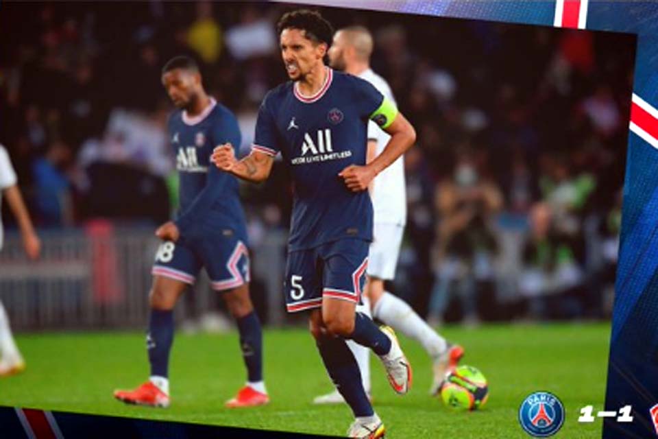 Marquinhos marca e ajuda o PSG a derrotar o Lille no Francês