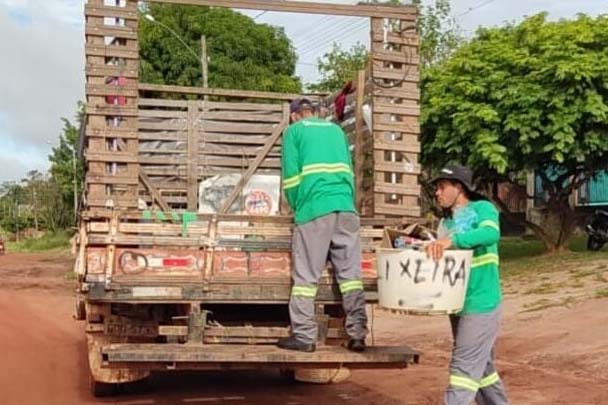 Começou no municípío o mutirão de limpeza contra o mosquito da dengue