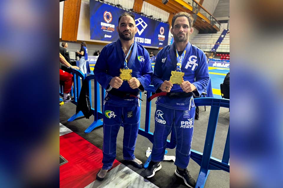 Irmãos Olímpio brilham no Campeonato Europeu de Jiu-Jitsu em Paris