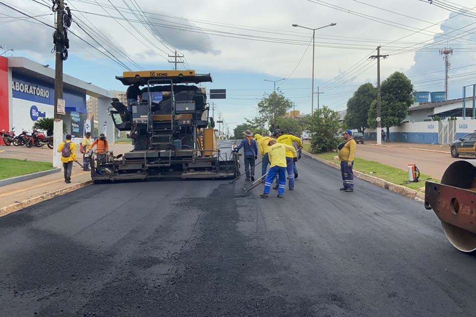 Nove pontos de Porto Velho recebem equipes de obras; Recapeamento, drenagem, meio-fio e sarjeta são as frentes de trabalho 