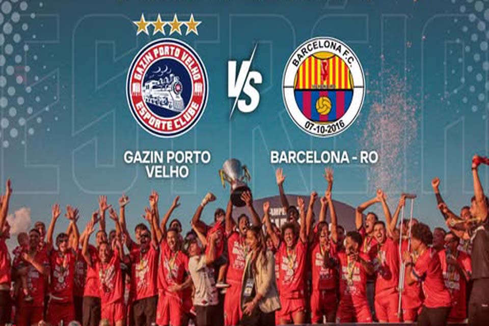 Gazin Porto Velho joga contra o Barcelona neste sábado (01) fevereiro 