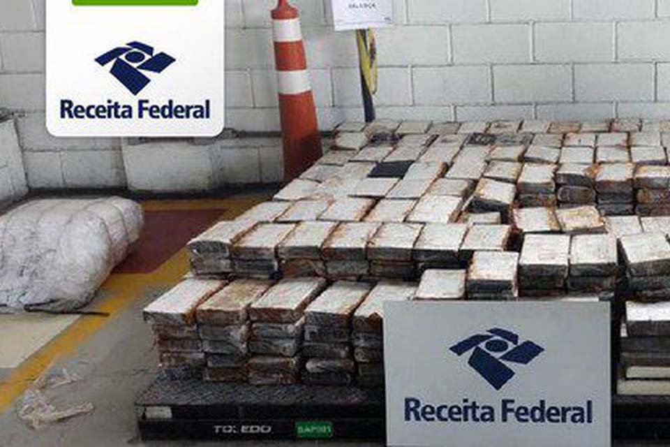 Receita Federal apreende 1,2 tonelada de cocaína no Porto de Santos