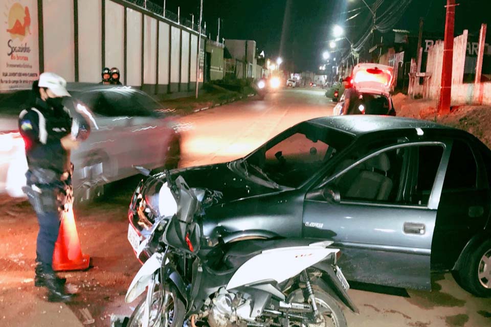 Mulher morre em colisão entre moto e carro na zona sul de Porto Velho