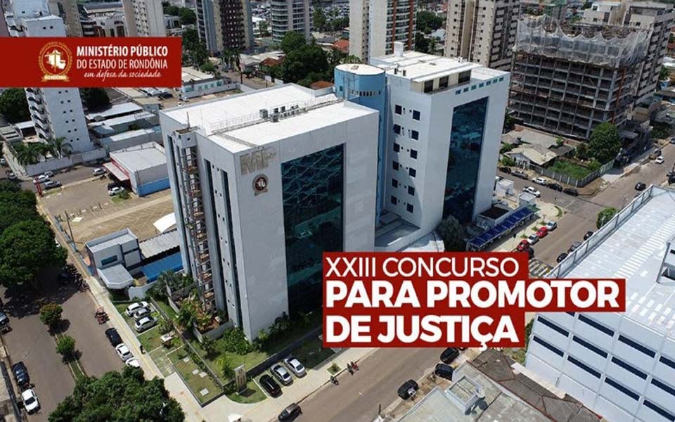 Publicado edital para Promotor de Justiça Substituto do MPRO