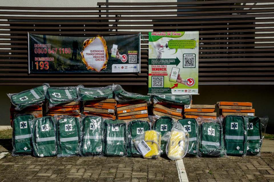 Novos equipamentos reforçam as ações do Corpo de Bombeiros no combate aos incêndios florestais em Rondônia