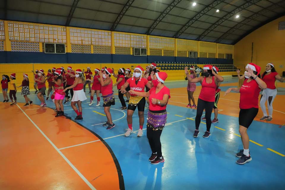 Aulão de Natal reúne participantes no Ginásio Dudu em Porto Velho