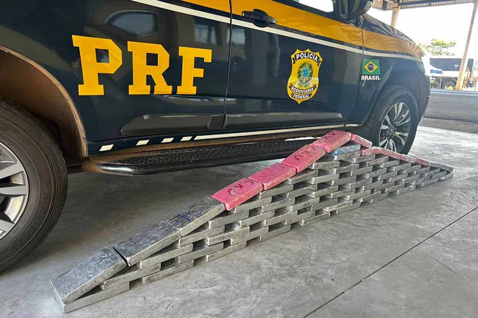 Polícia Rodoviária Federal apreende mais de 70 Kg de cocaína em Pimenta Bueno