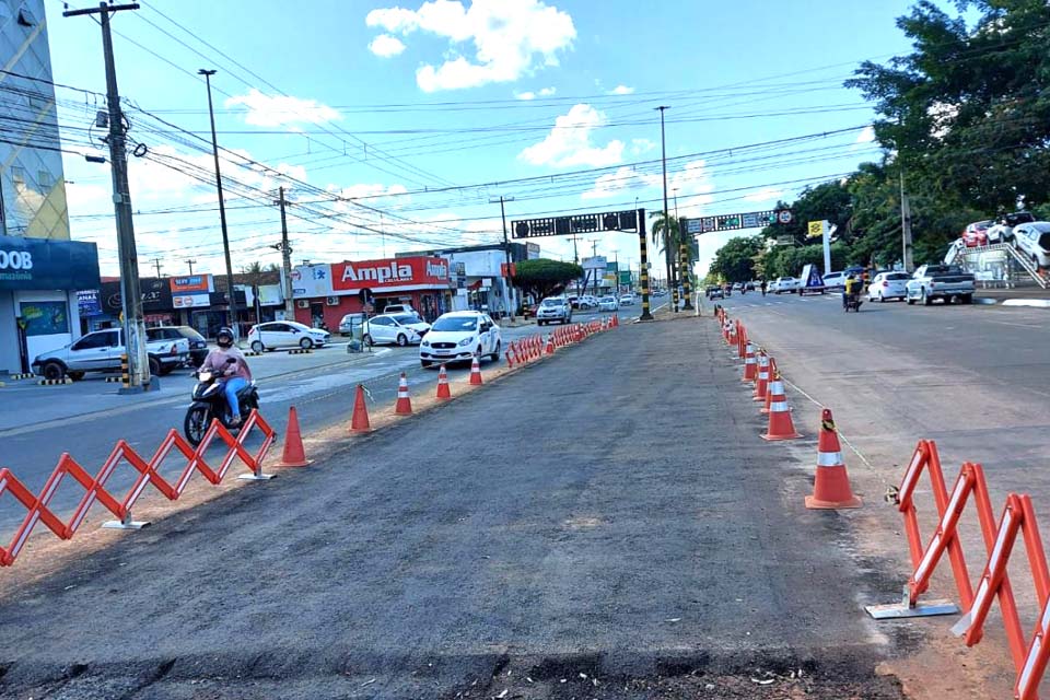 Interligação da Avenida Canaã recebe pavimentação asfáltica; nos próximos dias serão instalados semáforos