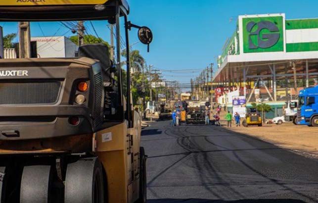 Prefeitura de Ji-Paraná investe na revitalização da pavimentação asfáltica da T-14