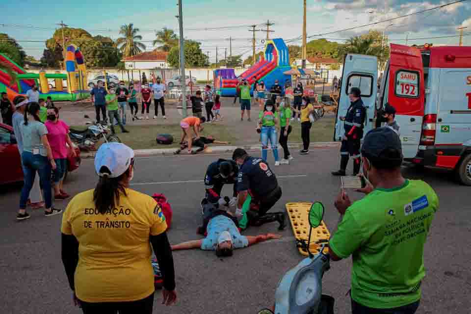 Dados do Detran apontam redução de 21,38% no número de acidentes de trânsito em Rondônia no ano de 2020