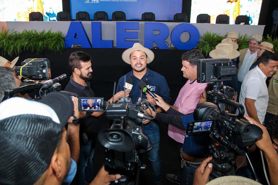 Presidente da Alero destaca trabalho da imprensa na Rondônia Rural Show Internacional