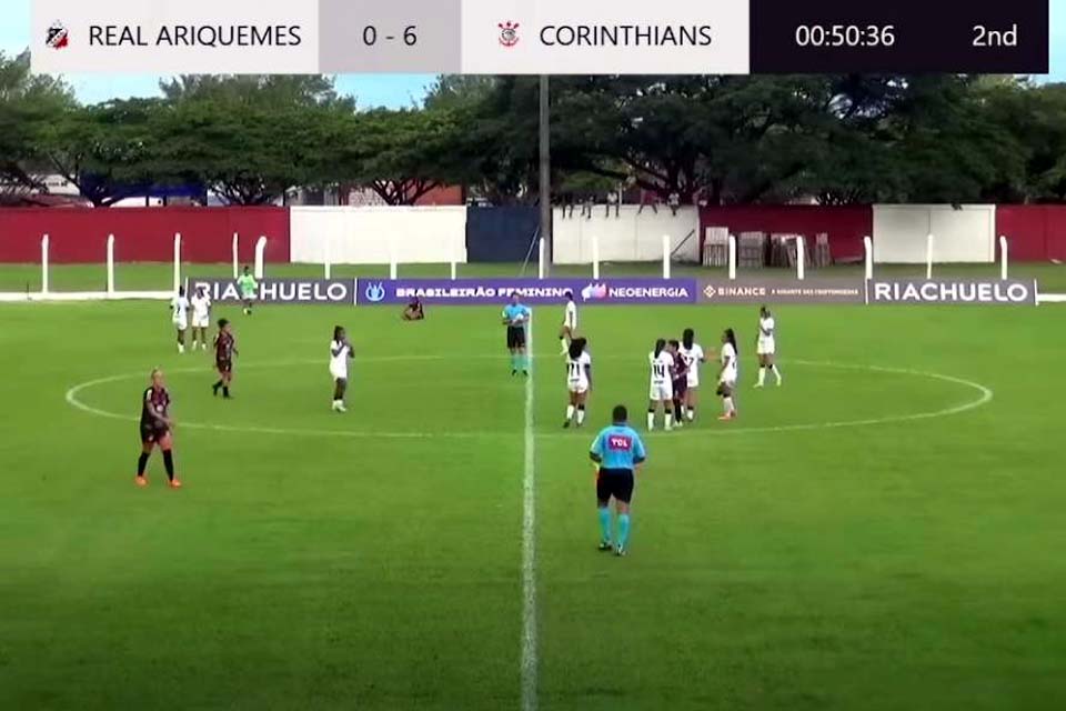 Corinthians marca seis no segundo tempo e impõe segunda derrota ao Real Ariquemes 