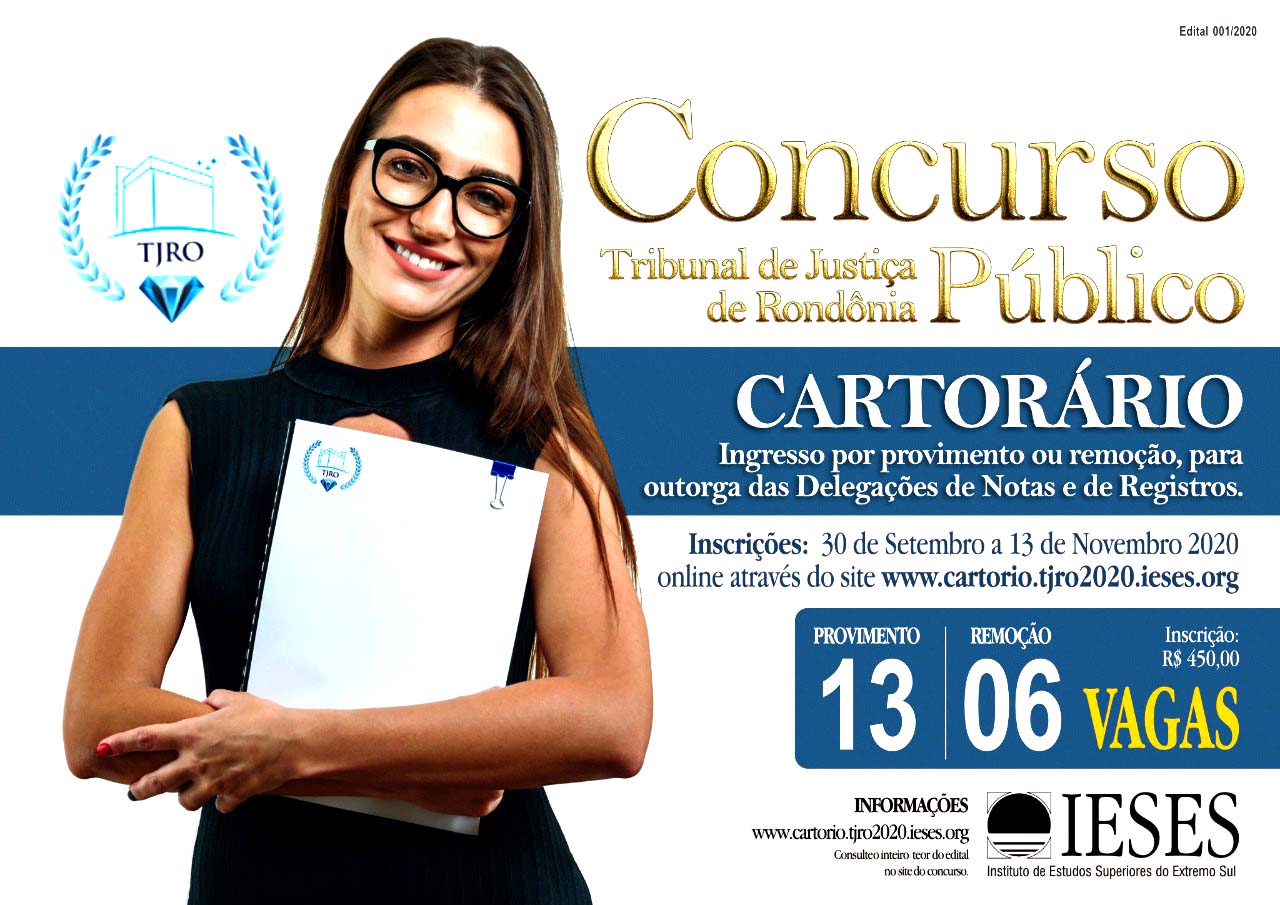 Inscrições para o VI Concurso Extrajudicial encerram dia 13 de novembro