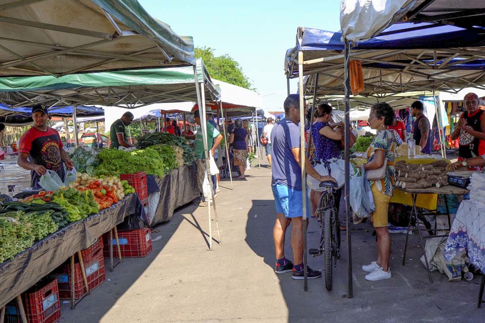 Prefeitura de Porto velho trabalha na organização e realização de sete Feiras Livres por semana