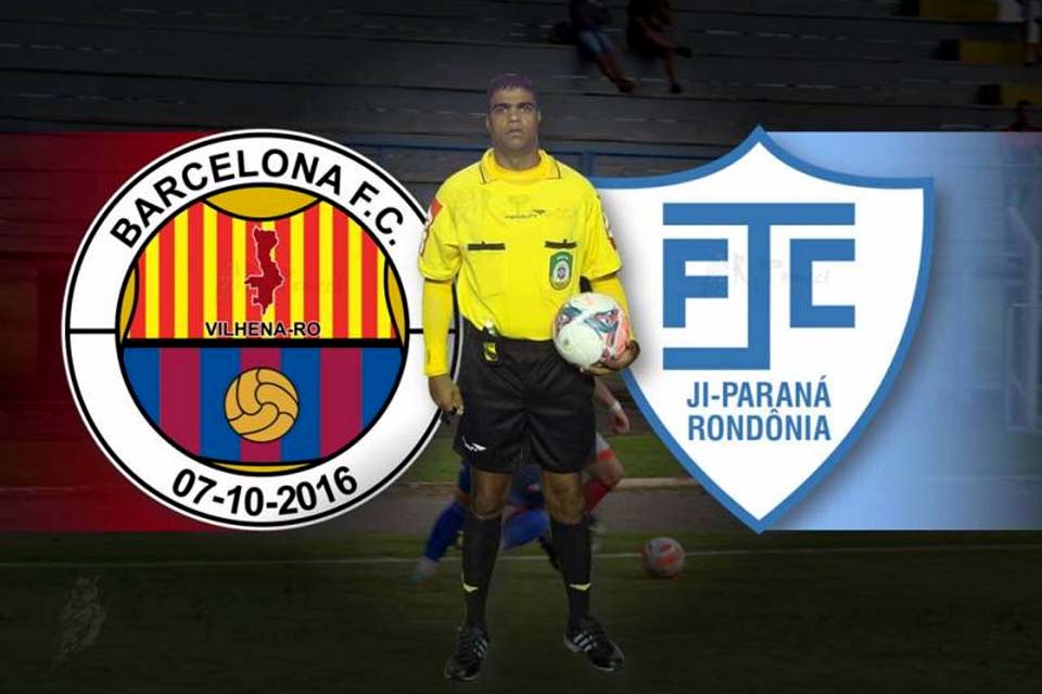 Fledes Rodrigues Santos será o árbitro do confronto Barcelona x Ji-Paraná no Portal da Amazônia   