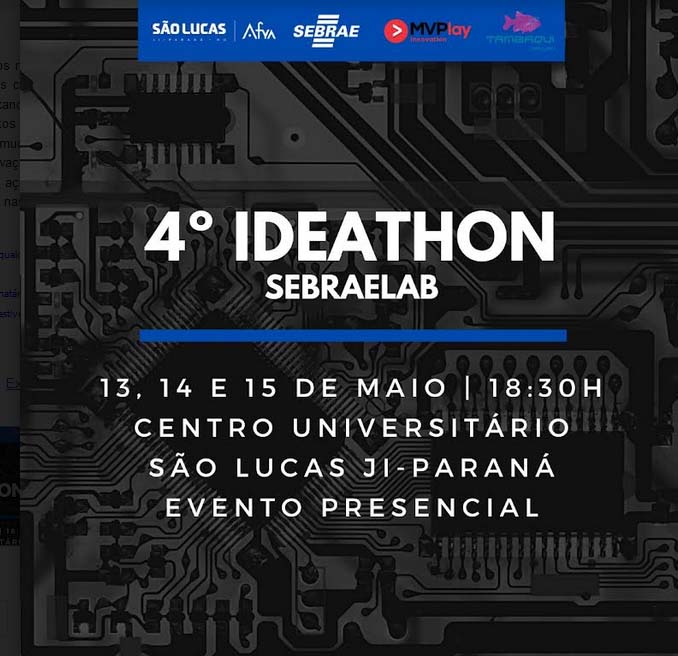 Vem aí o 4º Ideathon Sebraelab em Ji-Paraná