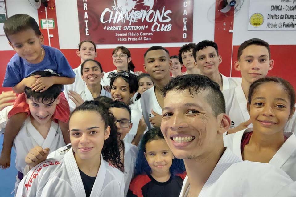 Atletas da escola de karatê Champions Club de Vilhena vão participar do 30º Campeonato Brasileiro em SP