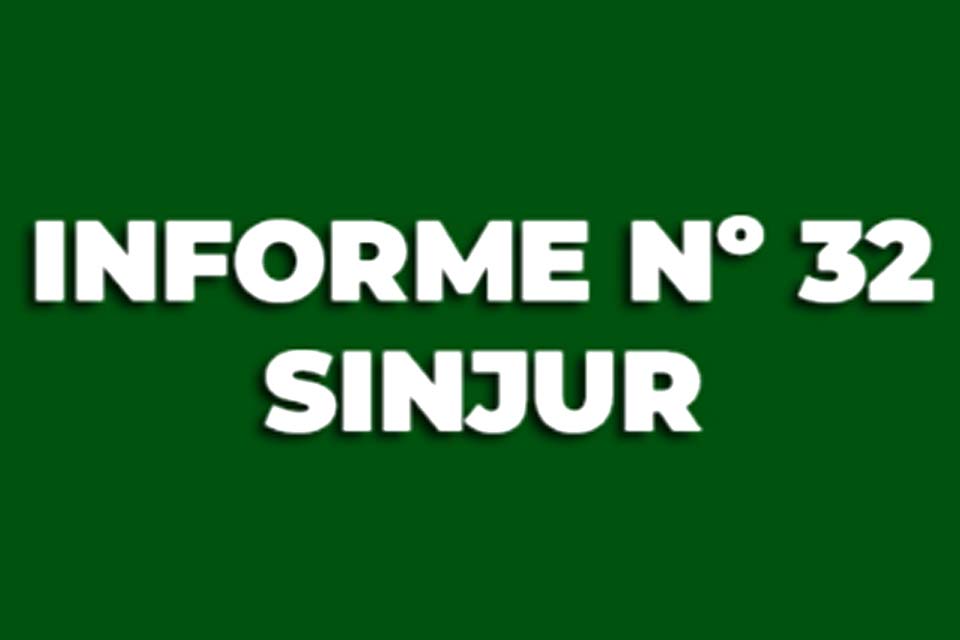 INFORME SINJUR Nº 32 - Sobre indisponibilidade das hospedagens no hotel de trânsito