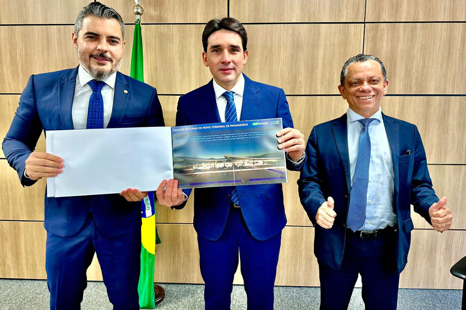 Após anos sem sair do papel, deputado Thiago Flores anuncia as obras do aeroporto de Ariquemes