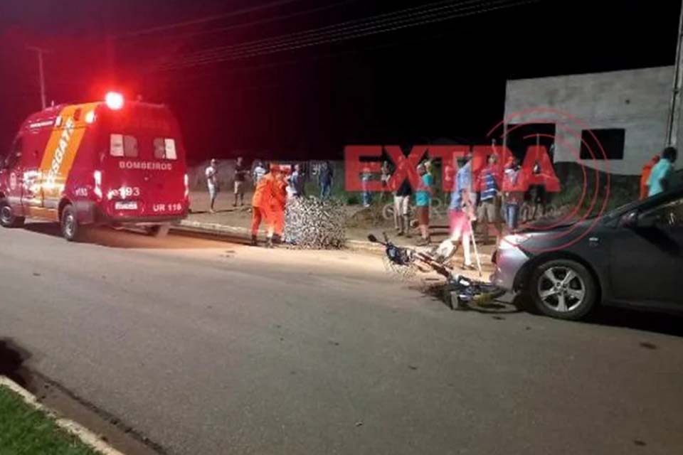 Idoso de 77 anos morre em colisão entre carro e bicicleta em Cerejeiras