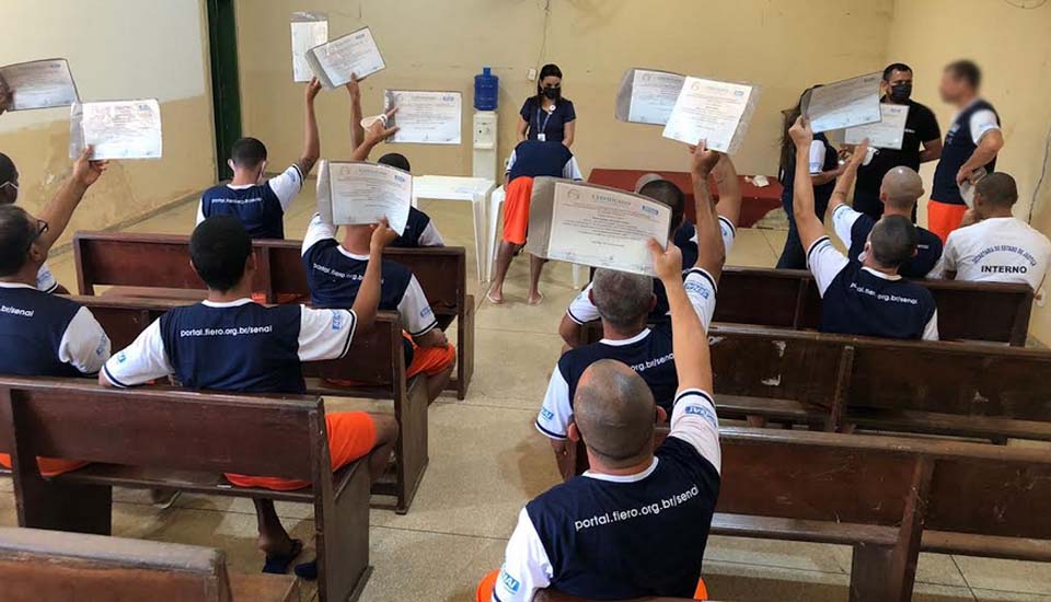 SENAI-RO conclui curso de mecânica para reeducandos do presídio Milton Soares