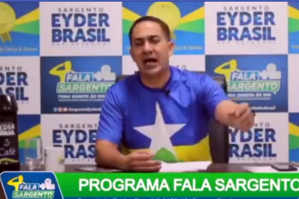 Discurso beligerante de Eyder Brasil dá o tom das eleições 2020 na capital de Rondônia