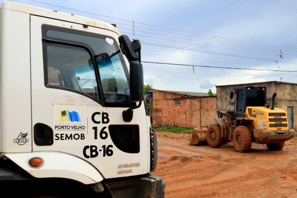 Prefeitura realiza obras em 37 ruas de Porto Velho