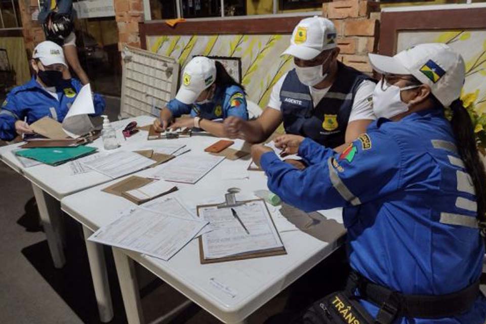 Detran reforça ações da Operação Lei Seca;  no comparativo de 2019 para 2020 os acidentes estão mais violentos