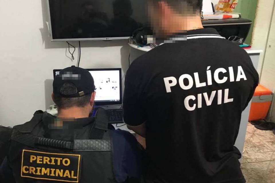 Polícia prende acusado de produzir e compartilhar material pornográfico infantil 