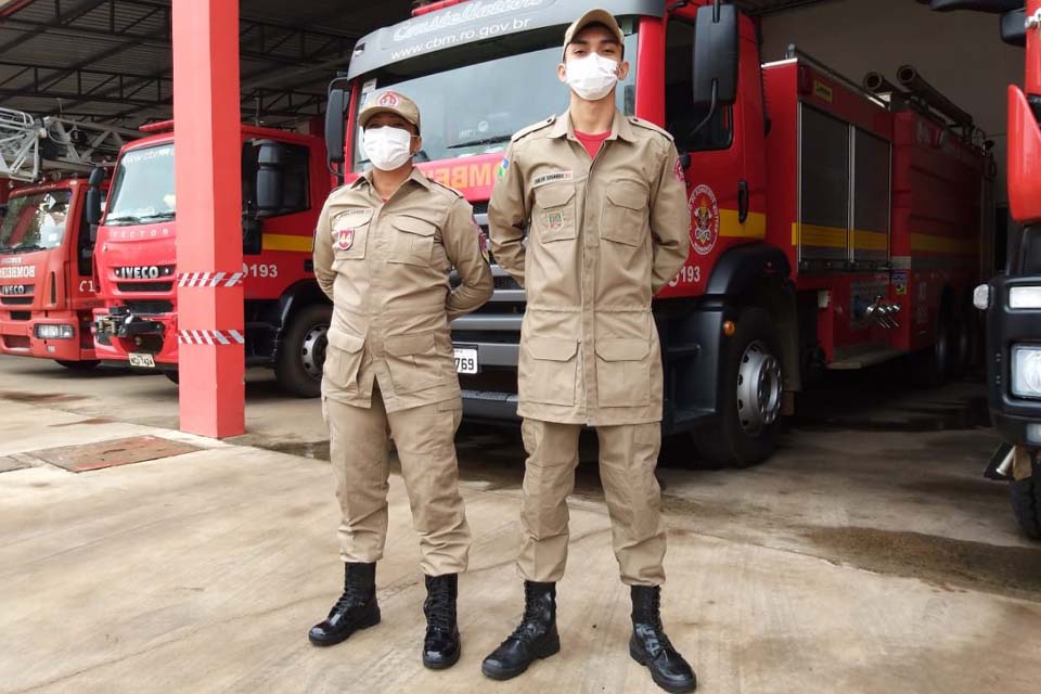 Superação e inspiração: mãe e filho constroem trajetória no Corpo de Bombeiros Militar de Rondônia