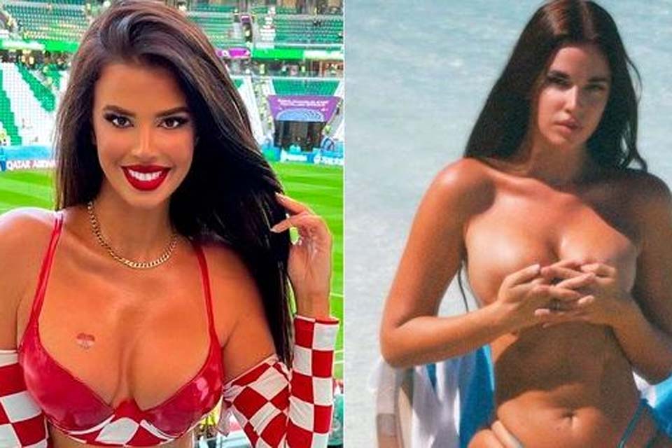 Musa croata da Copa provoca seguidores com foto de topless