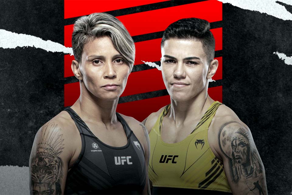 De volta aos palhas, Jéssica Bate-Estaca encara a promissora Amanda Lemos na luta principal do UFC Las Vegas 52