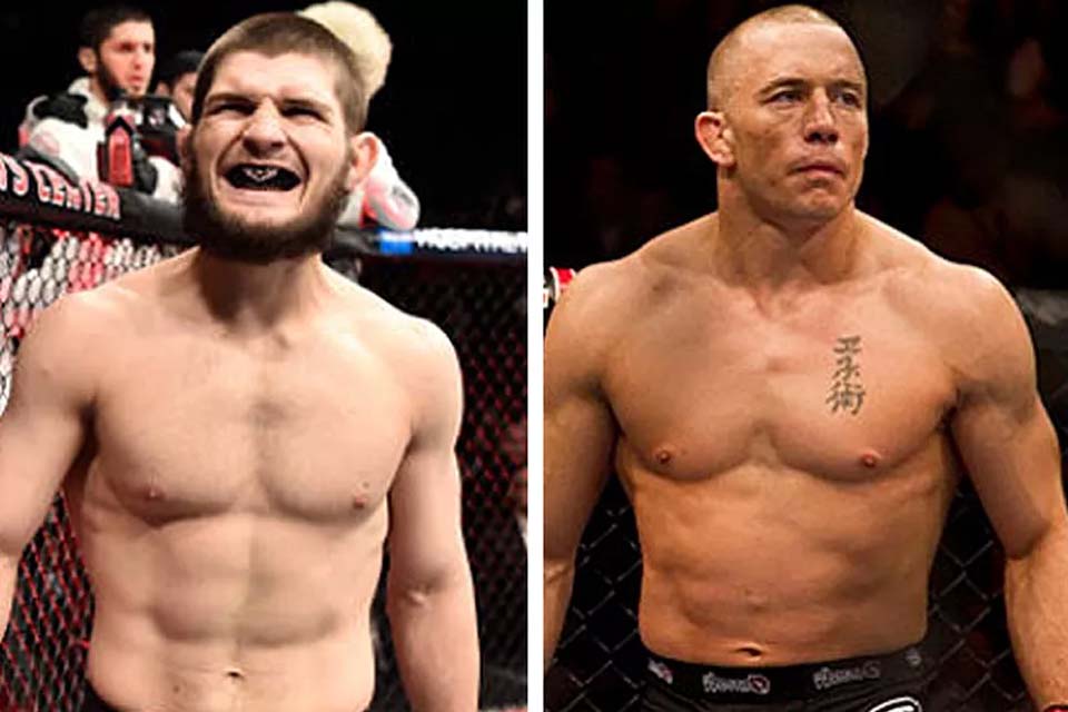 Empresário aponta GSP como adversário ideal para convencer Khabib a desistir da aposentadoria