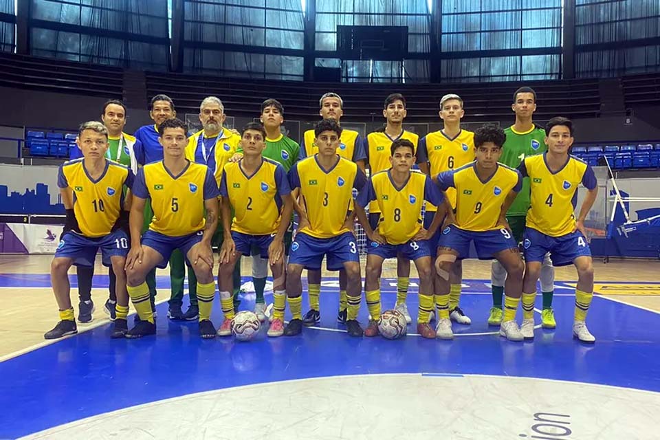 Major Guapindaia fica em quinto lugar em Mundial Escolar de Futsal na Sérvia