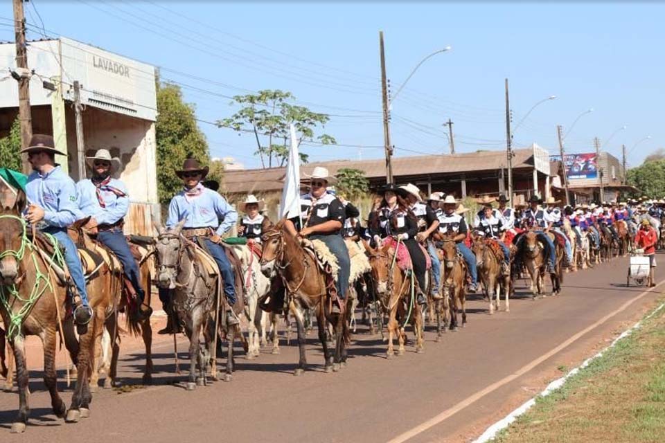 Cavalgada da 35ª Expoagro promete ser a maior de todos os tempos neste domingo (28), em Rolim de Moura