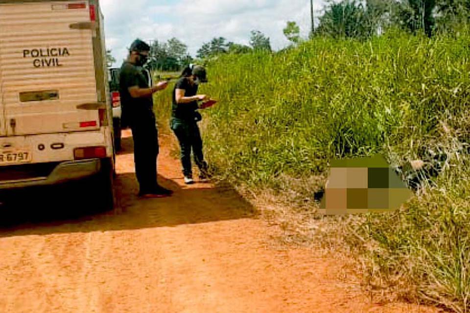 Motociclista é executado a tiros e tem o corpo carbonizado com a moto