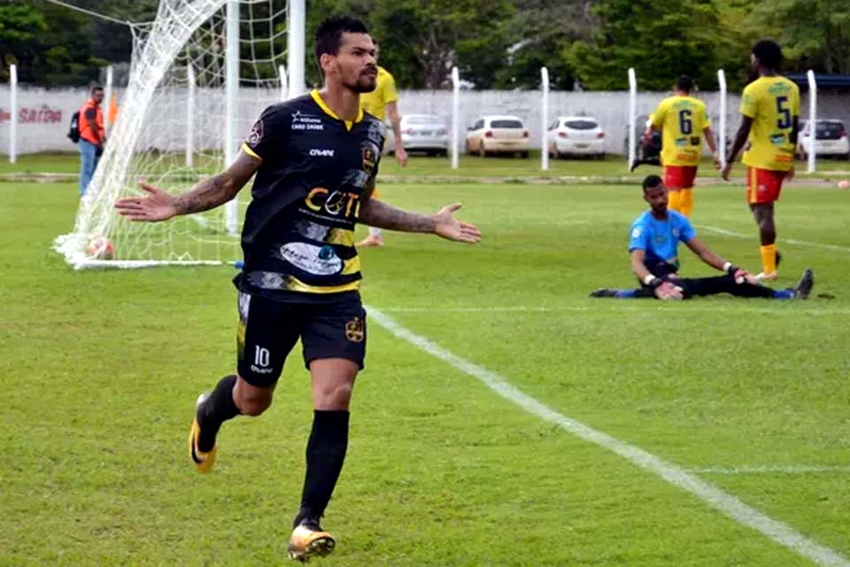 Com quatro gols cada, Ariel e Watthimem seguem na liderança da artilharia do Rondoniense