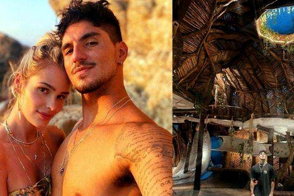 Gabriel Medina e Yasmin Brunet se hospedam em resort de R$ 33 mil/dia em Tulum, no México