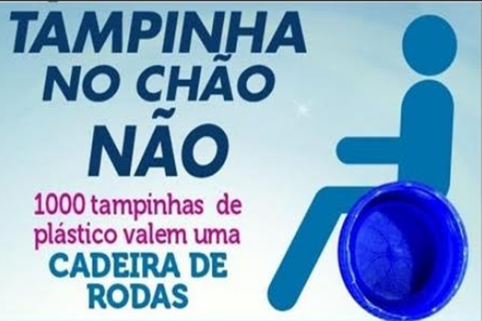 Sebrae engajado na campanha Tampinha no Chão Não!