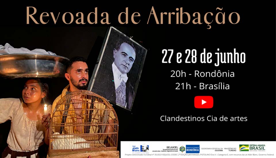 Cia de Artes Ji-paranaense apresenta nos dias 27 e 28 revoada de arribação