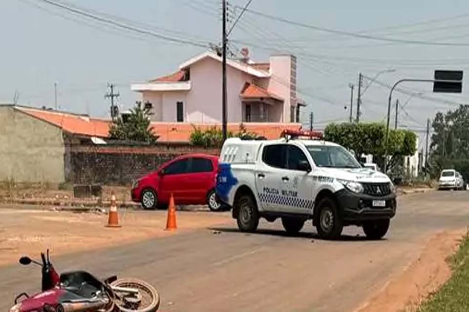 Acidente no Centro deixa mulher ferida e mobiliza equipes de emergência