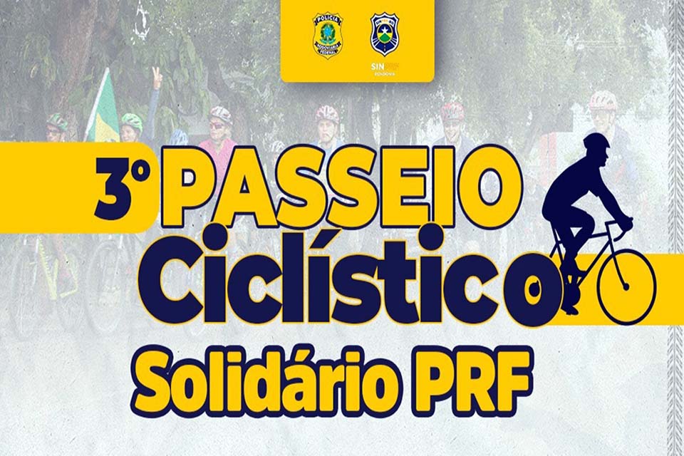 Abertas inscrições para o '3º Passeio Ciclístico Solidário PRF-RO'