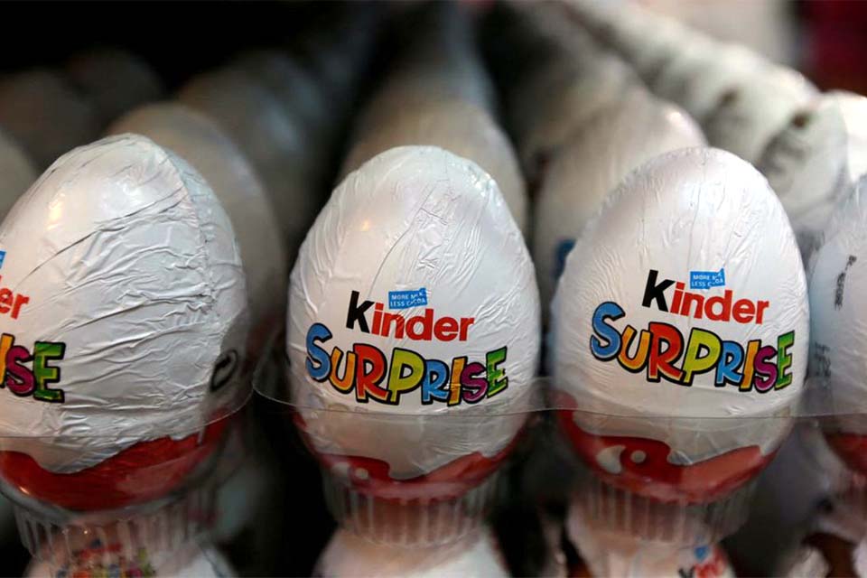 Anvisa proíbe importação e venda de chocolates Kinder no Brasil