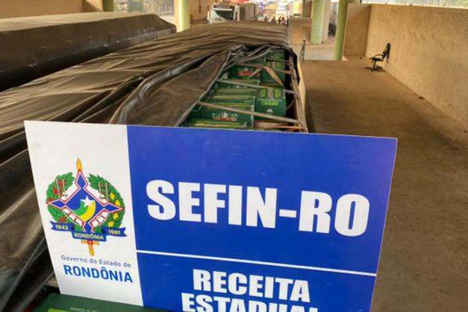 VILHENA: operação da Sefin/RO e Sefa/PA desarticula esquema de notas frias ao apreender 3 caminhões com bebidas avaliadas em R$ 700 mil