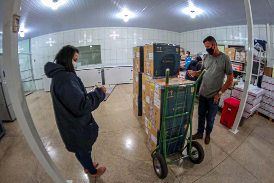 Rondônia alcança três milhões de doses de vacinas contra a covid-19 recebidas do Governo Federal