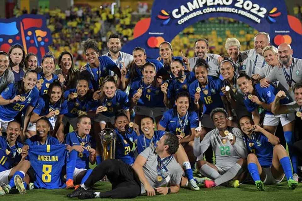 Brasil conquista Copa América de futebol feminino sem tomar gols