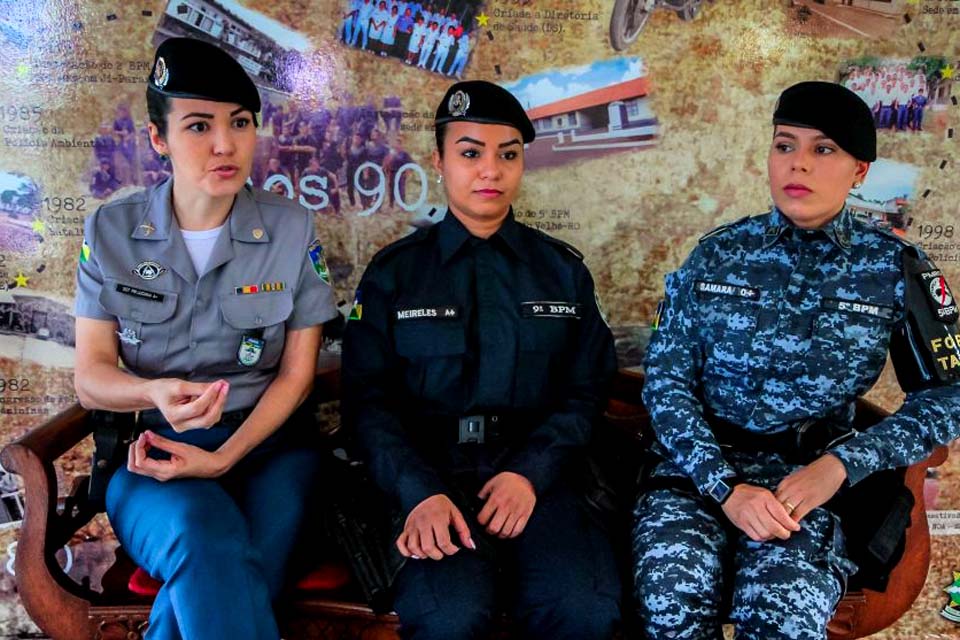 Mulheres representam a força feminina rondoniense dentro da Polícia Militar do Estado